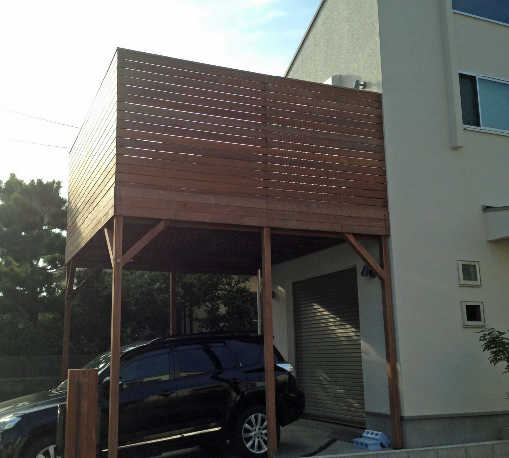 辻堂　デッキ工事